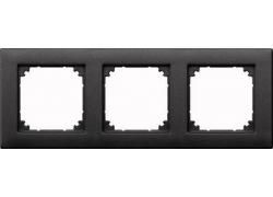 MERTEN 486314 frame 3-way anthracite M-PLAN