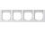 Gira 109429 4-way cover frame BSF horizontal Gira E2 pure white