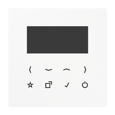 Jung DABLSBT-DISPWW DAB+ display for the Smart Radio DAB+ Bluetooth®, LS series, alpine white