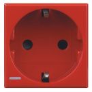 Bticino H4141R Schuko socket Red 16a