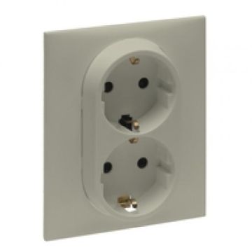 Legrand 864664 socket SCHUKO Niloe Step 1-way sand