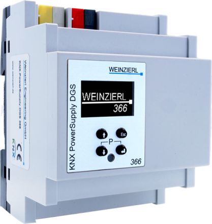 WEINZIERL 5207 KNX bus power supply | 640 mA, diagnostic function