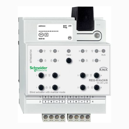 SCHNEIDER MTN648704 KNX blind actuator | 4-fold, 24 V