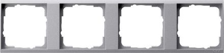 Gira 1464726 support plate 4-way Gira Event Clear color aluminum