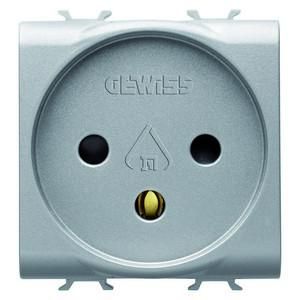 Gewiss GW14281 2M 2P+PE 16A israel. Stand tit socket