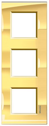Bticino LNA4802M3OA Light frame ICEGOLD 3x2-mod , (Gold)