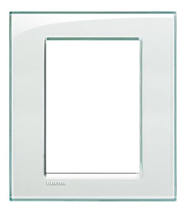 Bticino LNA4826KA Light frame AQUAMARINE 3+3 mod , (white)