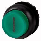 Eaton M22S-DLH-G-X1 illuminated pushbutton, raised, green I, momentary, 216978 Eaton M22S-DLH-G-X1 illuminated pushbutton, raised, green I, momentary, 216978