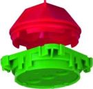 Kaiser 1249-44 D=45 dome box, 1249-44