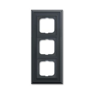 Busch-Jaeger 1723-831 cover frame, 3-way frame anthracite