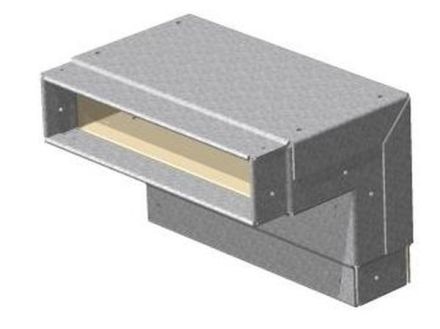 Wichmann IFAE200050v Instafix BKI 90° 50x200x50mm galvanized outside corner