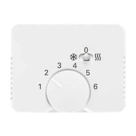Busch-Jaeger 1795 HKEA-24G central plate, for room temperature controller studio white high gloss