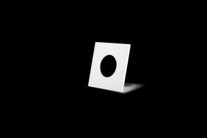 DOTLUX 3437 decorative ring for MULTI and MULTIsun square brushed aluminum