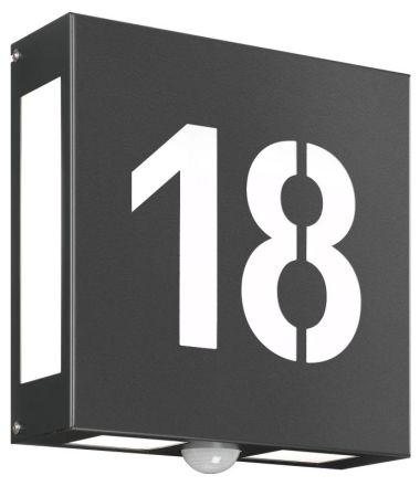 CMD 62/HN/N/BM anthracite stainless steel wall light