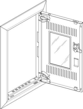 ABN for flush-mounted field distributor 1x3-r. cover frame (GBRU13TM)