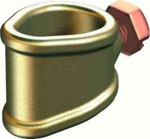 OBO Bettermann 2745 20 MS brass connection sleeve, 5001560