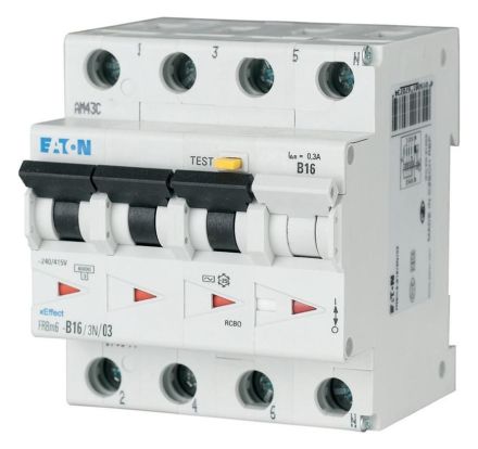 Eaton 170954 FI/LS switch 6 A 300 mA LS:C 3p+N FI:A