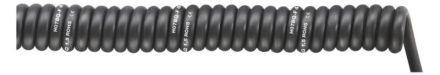 Lapp 70002751 SPIRAL H07BQ-F BLACK 3G1,5/1000 PUR spiral cable with protective conductor