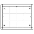 Ritto 1882070 flush-mounted frame 12 module slots, white