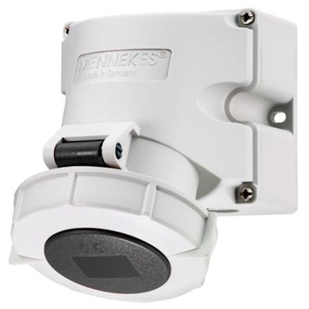 Mennekes 9373 32A4p7h500V IP67 wall socket