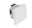 EFAPEL TWO-POLE SWITCH - 2 MOD ALUMINIUM