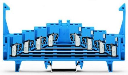 Wago 727-233/023-000 terminal block 0.08-1.5qmm 4 levels blue 12A