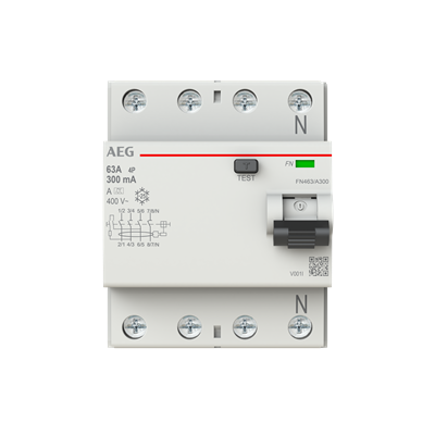 Busch-Jaeger 2CSF704156R3630 FN463/A300 4P Type A 63A 300mA residual current device