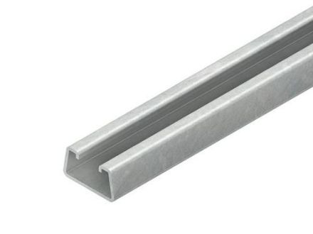Niedax 2990/6BO C-profile slot width 22mm 46x24x6000mm anchor rail