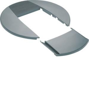 TEHALIT DAC80LAN rosette 1-way aluminum natural