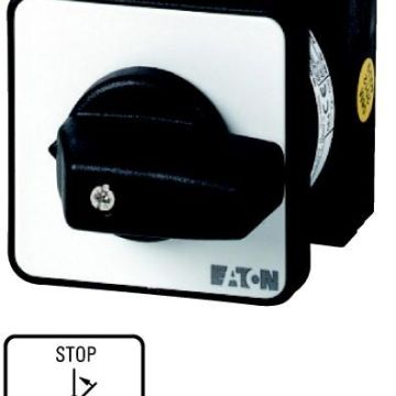 Eaton T0-1-15312/E ON button, contacts: 2, 20 A, front plate: STOP, 009212