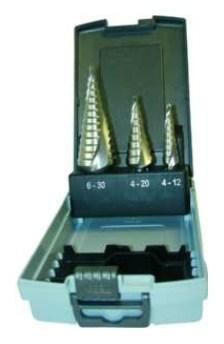PROTEC.class 05102209 Special drill step drill set HSS Rosebox PSTBS