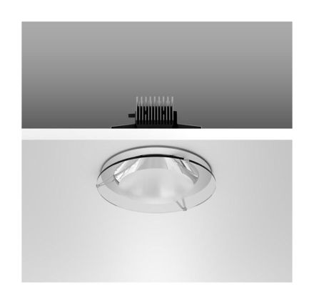 RZB 981758.010 Pascala D265 H35 inside satined replacement glass