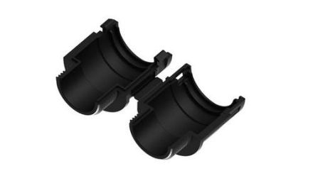Fränkische Rohrwerke 4910302800 2SPA-14P13PB black divisible straight screw connection