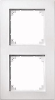 MERTEN 488219 Frame 2-way polar white M-PLAN