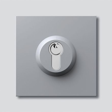 Siedle SM 611-01 SM lock module in silver metallic