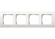 Gira 0214803 4-way cover frame for pure white Gira Event pure white