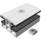 Schletter Solar 132202-308 Profi Wide 3-8 mm Set (with screw + M.) Laminate middle clamp