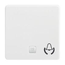 ELSO 213144 rocker illuminated and bell symbol pure white