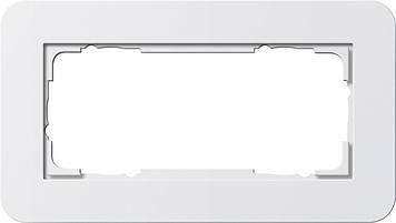 Gira 1002410 cover frame 2f oM Gira E3 pure white/pure white