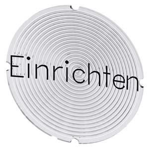 Siemens 3SU1900-0AB71-0AR0 Insert plate round milky symbol setup