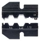 Knipex 97 49 40 coaxial connector crimping insert