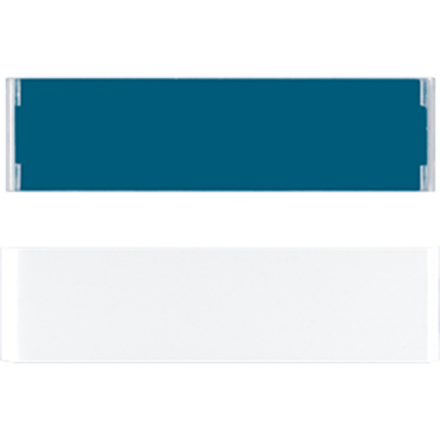 JUNG 606NA lettering field cover AP 600 | with insert for lettering field 17x72 mm | alpine white