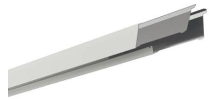 Siteco 51TR1J9 Licross 9x2.5² 4500x64x67mm white trunking rail