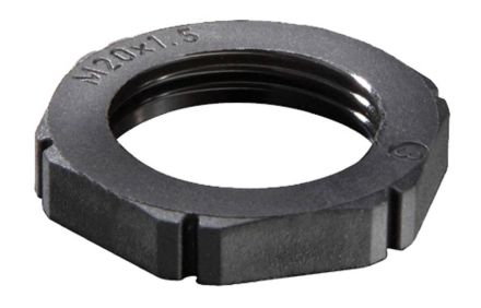 Wiska 10061787 EMUG 63 M63x1,5 RAL9005 plastic hexagon nut