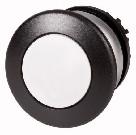 Eaton M22-DPL-W mushroom pushbutton, illuminated, white, 173704