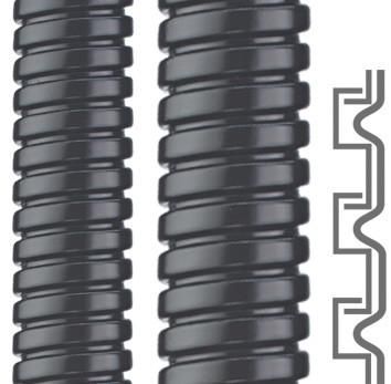 Flexa 12213702010 SPR-PU-F AD14 10x14mm black metal protection hose