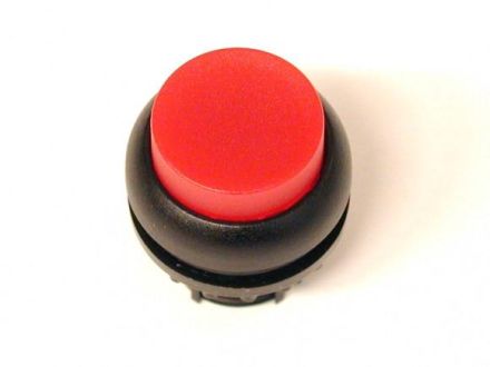 Eaton M22S-DLH-R illuminated pushbutton, raised, red, momentary, 216968