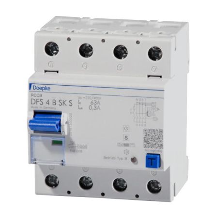 Doepke 09146999 DFS4 063-4/0.30-B SK S residual current circuit breaker all-current.