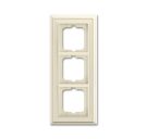 Busch-Jaeger 1723-832 cover frame, 3-way frame ivory white