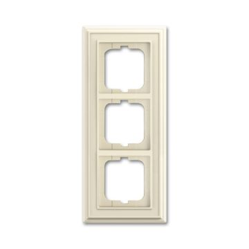 Busch-Jaeger 1723-832 cover frame, 3-way frame ivory white